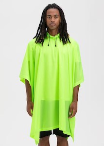 Clothing: Rain Poncho Flo Yellow