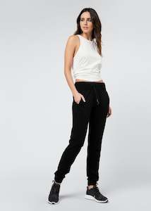 Womens Sweatpant Black - Long