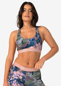 Clothing: Upcycled Camo Sports Bra