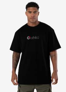 Clothing: Mens Ethika Logo Tee - Black