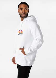 Clothing: Mens Pullover Hoodie - I Of The Tiger White