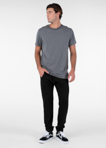 Clothing: Mens Sweatpant Black - Longer Length