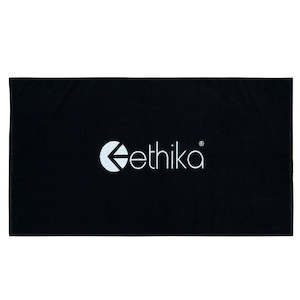 Logo Beach Towel - Black