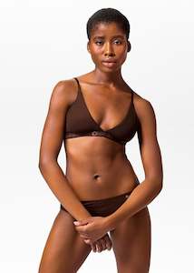 Clothing: Seamless Triangle Bra - Mocha