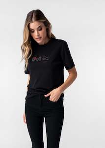 Matte Logo Tee Black