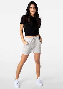 Clothing: Womens Raw Edge Short - Heather