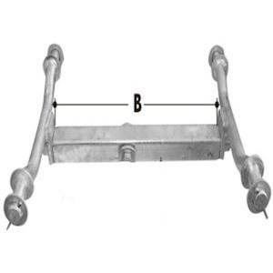 Cm Trailers Wobble Roller Beam: Quad Roller Axle for Maximum Stability