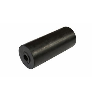 Trailparts 150mm Black Flat Keel Roller – Durable and Reliable Boat Part