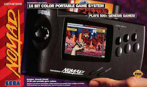 Electronic goods: Sega Nomad Modded with Digital LCD screen Sharp Display