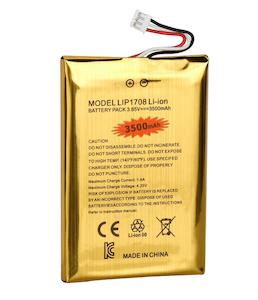 SUPER Power 3500mAh Gold PS5 Controller Battery LIP1708 Dualsense CFI-ZCT1W CFI-ZCT1J