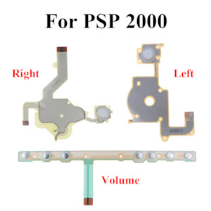 Electronic goods: PSP 3000 2000 Direction Cross Button Key Volume Keypad Ribbon Wire Flex Cable