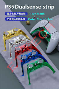 PS5 Decorative Dualsense Strip Cover Controller 5 Colors Free Thumb Stick Grips