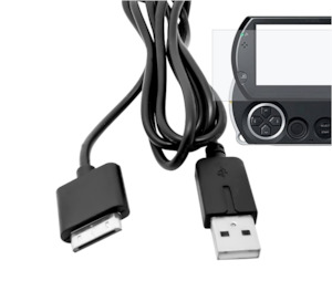 Electronic goods: USB Data Charge Cable For PSP GO Charger Cable Data Transfer Charging Cord Line