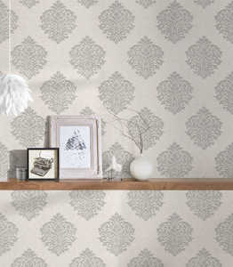 Wallpaper: Alpha - Metallic Damask