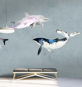 Walls by Patel 3 - Oceans Five Whales & Dolphins