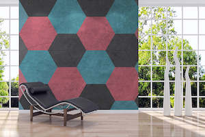 Designwalls 2 - Vintage Hexagon