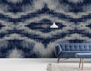 Walls By Patel - Indigo Canvas