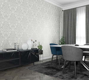 Wallpaper: City Glam - Damask Embellish