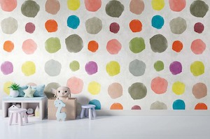 Wallpaper: The Wall - Watercolour Circles