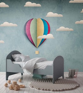 Wallpaper: The Wall - Watercolour Balloon