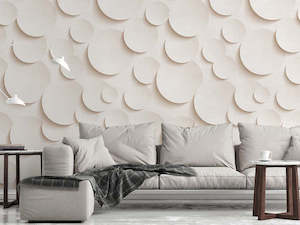 Wallpaper: The Wall - Embossed Circles