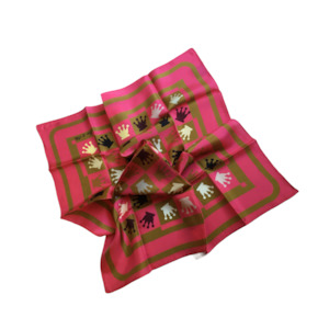 Silk Scarves - Coral