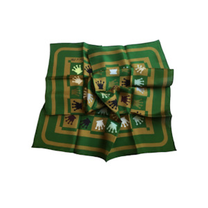 Clothing: SILK SCARVES - GREEN