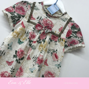 Clothing: Little Dresses -City of Romance collection for 3 -6 years in two design prints