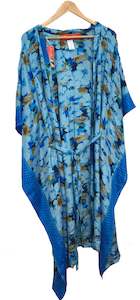 Clothing: Kimono with Flap sleeves - Blue