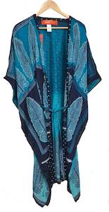 Kimono with Flap sleeves - Royal Blue