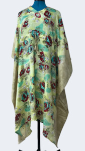 Medium Length Kaftan - Mint Rose