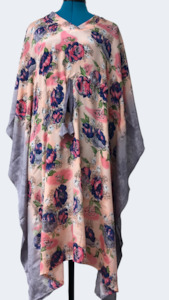 Medium Length Kaftan - Purple Rose