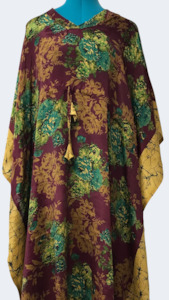 Medium Length Kaftan - Brown Rose