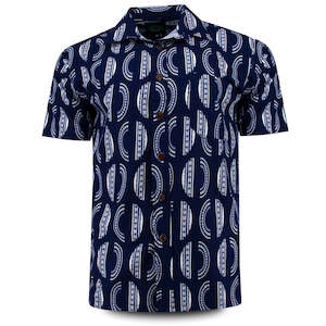 Eveni Pacific Men's Classic Shirt - Navy Pop