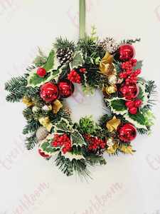 Flower: Very Merry Christmas Wreath