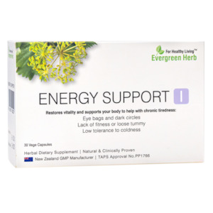 Health supplement: Energy Support I 抗疲勞祛寒 (铝塑)