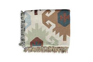 Geometry Jacquard Throw/Blanket