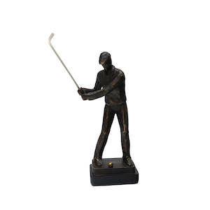 Golfer Chipping Figurine