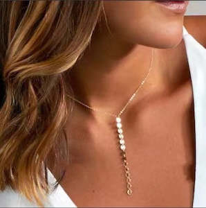 14K Gold Filled Long Pendant Necklace