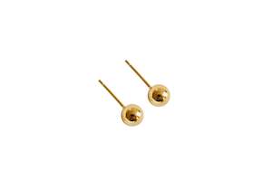 925 Sterling Silver Minimalist Ball Stud Earrings (Earring Backs/Ear Nuts Excluded)