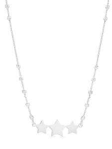 STG TRIPLE STAR NECKLACE 45CM