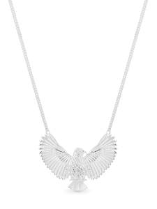 Stg Memento Kea Pendant With Stg Diamond Cut Cur Chain 45cm Includes Gift Box