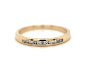 9K Yellow Gold Wedder Diamond Ring