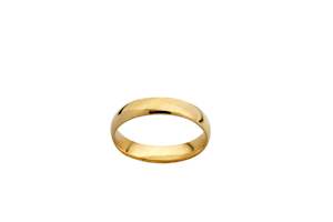 9k Yellow Gold Gents Wedder Size S