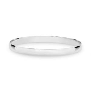 Jewellery: STG HALF ROUND GOLFBANGLE 6X65MM