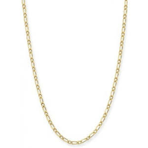 9K YELLOW GOLD SILVER FILLED CHAIN 40CM