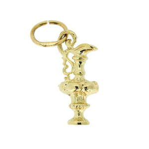 Jewellery: 9ct America Cup Charm small