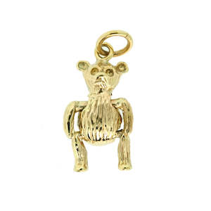 9ct Teddy Bear Charm moveable