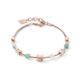 Coeur De Lion CL BRACELET Geo Cube Soft Pink & Green Aventurine