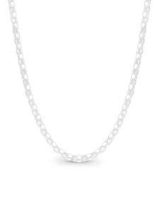 STG SILVER MIRROR DISC CHAIN 45CM